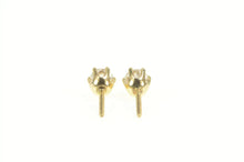 Load image into Gallery viewer, 14K 0.57 Ctw Diamond Solitaire Classic Stud Earrings Yellow Gold
