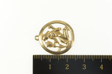 Load image into Gallery viewer, 9K Demeter Harvest Goddess Virgo Astrology Zodiac Charm/Pendant Yellow Gold