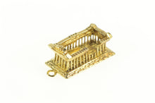 Load image into Gallery viewer, 14K 3D Parthenon Ancient Greek Landmark Charm/Pendant Yellow Gold