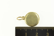 Load image into Gallery viewer, 14K Round Simple Retro Photo Picture Locket Charm/Pendant Yellow Gold
