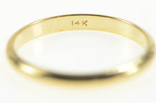 Load image into Gallery viewer, 14K 2.5mm Classic Rounded Simple Wedding Band Ring Yellow Gold