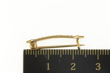 Load image into Gallery viewer, 14K Victorian Seed Pearl Ornate Bar Pin/Brooch Yellow Gold