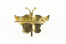 Load image into Gallery viewer, 18K 3D Butterfly Change Symbol Cute Mini Pin/Brooch Yellow Gold