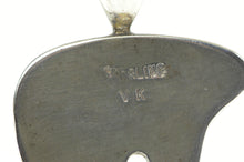 Load image into Gallery viewer, Sterling Silver Native American Heartline Bear VK Turquoise Pendant