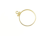 Load image into Gallery viewer, 14K 20 Franc French Gold Coin Bezel Holder Pendant Yellow Gold