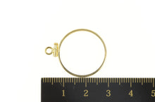 Load image into Gallery viewer, 14K 20 Franc French Gold Coin Bezel Holder Pendant Yellow Gold