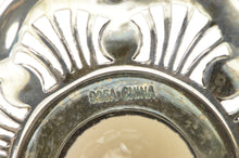 Load image into Gallery viewer, Sterling Silver Elaborate Smoky Quartz Filigree Marcasite Pendant/Pin