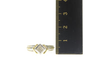 Load image into Gallery viewer, 14K 0.24 Ctw Princess Diamond Square Cluster Ring Yellow Gold