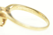 Load image into Gallery viewer, 14K Round Diamond Contour Curved Wedding Band Ring Yellow Gold