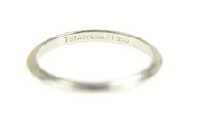 Load image into Gallery viewer, Platinum Tiffany &amp; Co. 1.9mm Ridged Wedding Band Ring