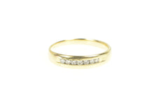 Load image into Gallery viewer, 14K Diamond Classic Simple Men&#39;s Wedding Band Ring Yellow Gold