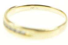 Load image into Gallery viewer, 14K Diamond Classic Simple Men&#39;s Wedding Band Ring Yellow Gold