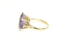 Load image into Gallery viewer, 18K 1940&#39;s Ornate Amethyst Statement Cocktail Ring Yellow Gold