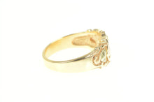 Load image into Gallery viewer, 10K Black Hills Leaf Wavy Statement Band Ring Yellow Gold