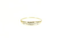 Load image into Gallery viewer, 14K 1940&#39;s Diamond Classic Simple Wedding Band Ring Yellow Gold