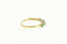 Load image into Gallery viewer, 10K Emerald Diamond Classic Wedding Band Ring Yellow Gold