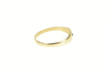 Load image into Gallery viewer, 10K Victorian Sapphire Inset Rounded Statement Ring Yellow Gold