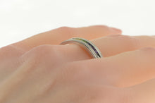 Load image into Gallery viewer, 14K Rainbow Sapphire Channel Pride Wedding Band Ring White Gold