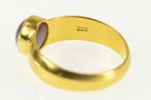 Load image into Gallery viewer, 22K 3.00 Ct Natural Ruby Cabochon Statement Ring Yellow Gold