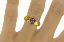 Load image into Gallery viewer, 22K 3.00 Ct Natural Ruby Cabochon Statement Ring Yellow Gold