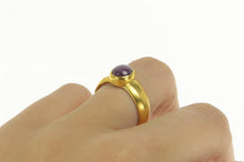 Load image into Gallery viewer, 22K 3.00 Ct Natural Ruby Cabochon Statement Ring Yellow Gold