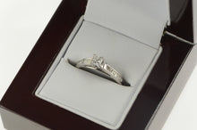 Load image into Gallery viewer, 14K 0.84 Ctw Princess Diamond Classic Engagement Ring White Gold