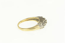 Load image into Gallery viewer, 10K 0.59 Ctw Baguette &amp; Round Diamond Cluster Ring Yellow Gold
