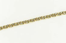 Load image into Gallery viewer, 14K 1.71 Ctw Diamond Zig Zag Triangle Link Tennis Bracelet 7&quot; Yellow Gold