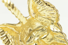 Load image into Gallery viewer, 14K Diamond Cut Viking Winged Helmet Norse Pendant Yellow Gold