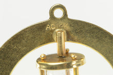Load image into Gallery viewer, 14K Grow Old With Me 3D Articulated Hourglass Charm/Pendant Yellow Gold