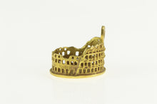 Load image into Gallery viewer, 18K 3D Colosseum Ancient Roman Landmark Travel Charm/Pendant Yellow Gold