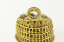 Load image into Gallery viewer, 18K 3D Colosseum Ancient Roman Landmark Travel Charm/Pendant Yellow Gold