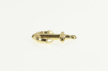 Load image into Gallery viewer, 14K 3D Anchor Hope Symbol Nautical Sailing Charm/Pendant Yellow Gold