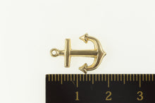 Load image into Gallery viewer, 14K 3D Anchor Hope Symbol Nautical Sailing Charm/Pendant Yellow Gold