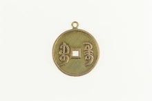 Load image into Gallery viewer, 14K China Qing Dynasty Tribute Coin Fortune Charm/Pendant Yellow Gold