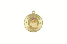 Load image into Gallery viewer, 14K Las Vegas Nevada Slot Machine Souvenir Charm/Pendant Yellow Gold