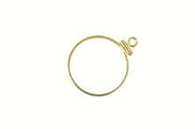 Load image into Gallery viewer, 14K Bahamas 5 Cents Coin Holder Bezel Charm/Pendant Yellow Gold