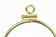 Load image into Gallery viewer, 14K Bahamas 5 Cents Coin Holder Bezel Charm/Pendant Yellow Gold