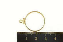 Load image into Gallery viewer, 14K Bahamas 5 Cents Coin Holder Bezel Charm/Pendant Yellow Gold