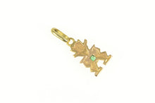 Load image into Gallery viewer, 18K Emerald Peruvian Peru Traditional Figure Charm/Pendant Yellow Gold