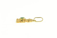 Load image into Gallery viewer, 18K Emerald Peruvian Peru Traditional Figure Charm/Pendant Yellow Gold