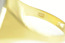 Load image into Gallery viewer, 14K 1960&#39;s Black Onyx Diamond Inlay Squared Ring Yellow Gold