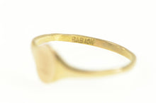 Load image into Gallery viewer, 10K M Engraved Monogram Letter Initial Name Baby Ring Yellow Gold