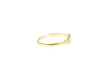 Load image into Gallery viewer, 14K S Letter Engraved Monogram Name Initial Ring Yellow Gold