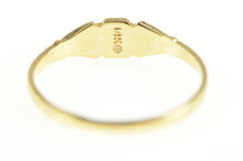 Load image into Gallery viewer, 14K S Letter Engraved Monogram Name Initial Ring Yellow Gold