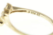 Load image into Gallery viewer, 10K Cross Christian Faith Symbol CZ Statement Ring Yellow Gold