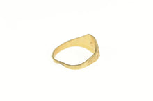 Load image into Gallery viewer, 10K Victorian Sim. Sapphire Blossom Baby Child&#39;s Ring Yellow Gold