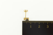 Load image into Gallery viewer, 14K Oval Sapphire Diamond Accent Single Earring Yellow Gold