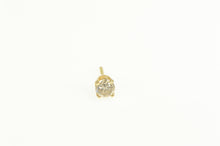 Load image into Gallery viewer, 14K 0.20 Ct Diamond Solitaire Classic Single Stud Earring Yellow Gold