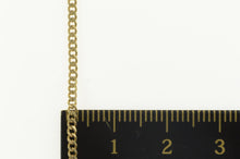 Load image into Gallery viewer, 14K 1.8mm Classic Curb Chain Link Necklace 15&quot; Yellow Gold